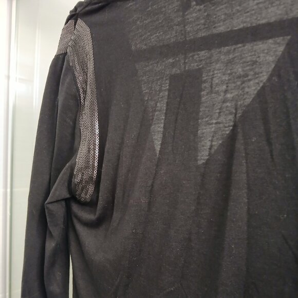 A/X Armani Exchange Draped Sequin Top - Picture 2 of 8